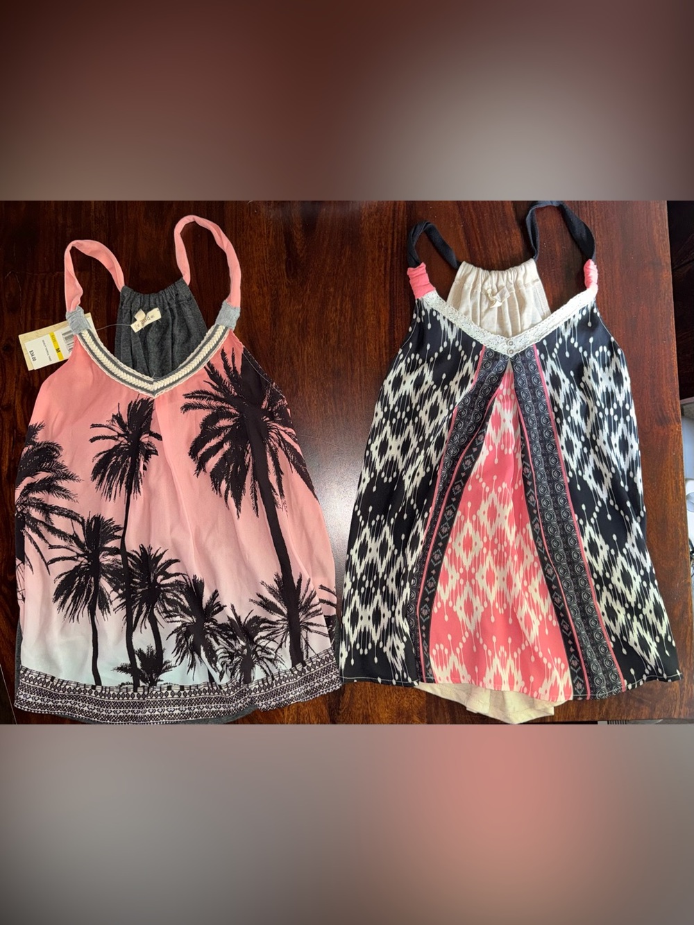 Juniors - flowy tank tops
